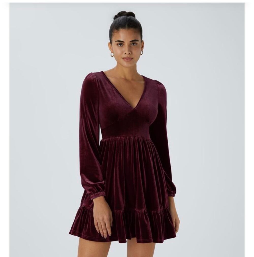 HALARA Set of 3 Red Dresses Size XL Burgundy - Picture 1 of 12